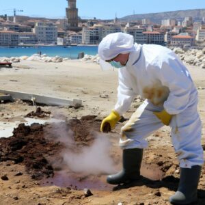 Sol pollué découvert à Marseille, marquant les enjeux environnementaux.